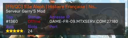 [FR/QC] Site Aleph | Histoire Française | No VIP | +15 SCP