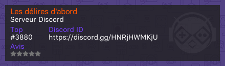 Les délires d'abord