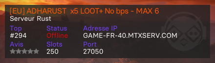 [EU] ADHARUST  x5 LOOT+ No bps - MAX 6