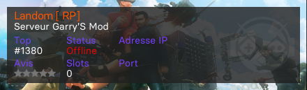 Landom [ RP]  - Serveur Garry's mod