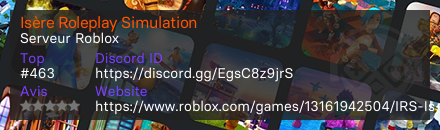 Isère Roleplay Simulation