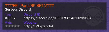 ????FR | Paris RP BETA????