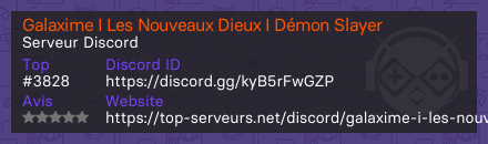 Galaxime I Les Nouveaux Dieux I Démon Slayer