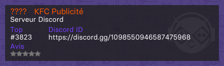 ????〢KFC Publicité 