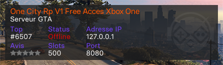 One City Rp V1 Free Acces Xbox One