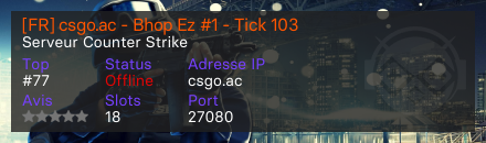 [FR] csgo.ac - Bhop Ez #1 - Tick 103