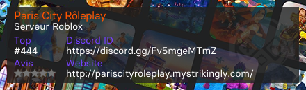 Paris City Rôleplay