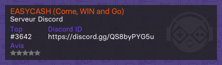 EASYCASH (Come, WIN and Go)