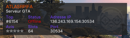 ATLASRP|FA - Serveur GTA