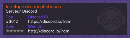 le refuge des mephetiques