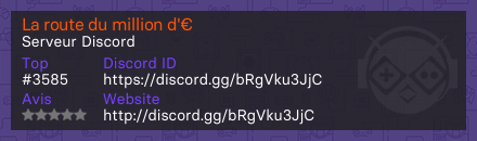 La route du million d'€