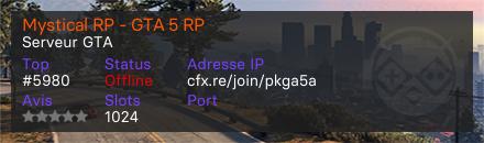 Mystical RP - GTA 5 RP