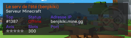 Le serv de l'été (benjikiki)