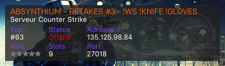 ABSYNTHIUM - RETAKES #3 - !WS !KNIFE !GLOVES