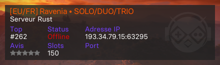 [EU/FR] Ravenia • SOLO/DUO/TRIO 