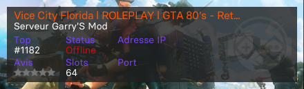 Vice City Florida l ROLEPLAY l GTA 80's - Retro wave