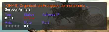 [OFMS] Organisation Française de mercenaria et de sécurité