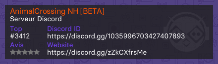 AnimalCrossing NH [BETA]