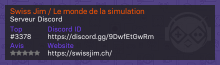 Swiss Jim / Le monde de la simulation