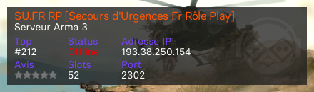 SU.FR RP [Secours d'Urgences Fr Rôle Play]