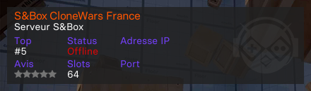 S&Box CloneWars France