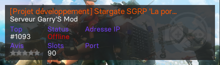 [Projet développement] Stargate SGRP 'La porte des étoiles' [Military rp]
