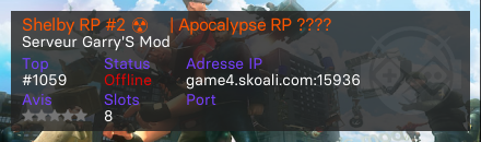 Shelby RP #2 ☢️ | Apocalypse RP ????