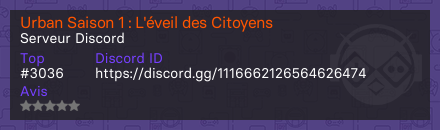 Urban Saison 1 : L'éveil des Citoyens