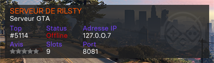 SERVEUR DE RILSTY