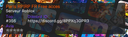 Paris RP|RP FR Free acces