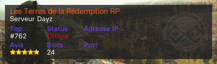 Les Terres de la Rédemption RP