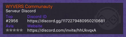 WYVERS Communauty 