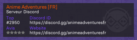 Anime Adventures [FR]