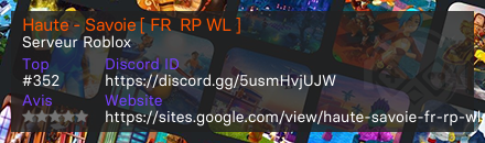 Haute - Savoie [ FR  RP WL ] 