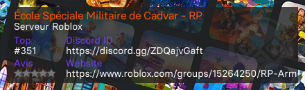 École Spéciale Militaire de Cadvar - RP