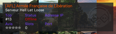 [AFL] Armée Française de Libération 