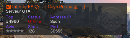 ✅ Infinity FA ✈️ | Cayo Perico ⛪️ | DLC Los Santos Drug War ⛩