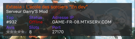 Extasia - L'école des sorciers *En dev*