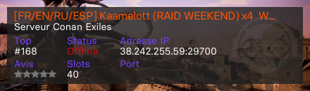[FR/EN/RU/ESP] Kaamelott (RAID WEEKEND) x4  WIPE THE [10/02/24]