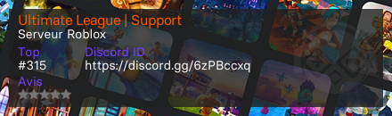 Ultimate League | Support