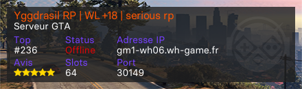Yggdrasil RP | WL +18 | serious rp