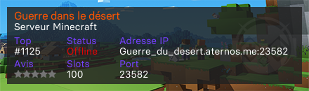 Guerre dans le désert