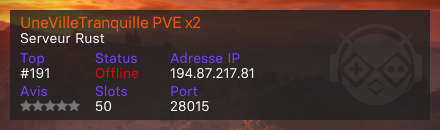 UneVilleTranquille PVE x2