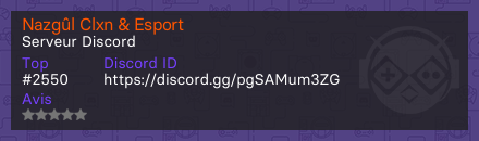 Nazgûl Clxn & Esport
