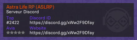 Astra Life RP (ASLRP)