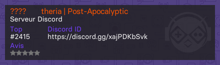 ????ゝΞtheria | Post-Apocalyptic