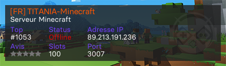 [FR] TITANIA-Minecraft