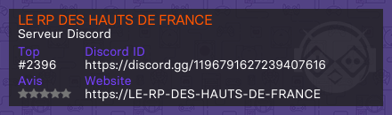 LE RP DES HAUTS DE FRANCE