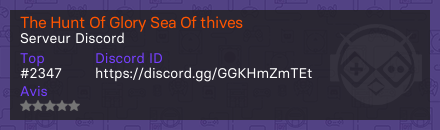 The Hunt Of Glory Sea Of thives