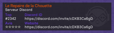 Le Repaire de la Chouette